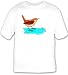T-shirt with wren, hen, troglodytes, puddle, bird, animal