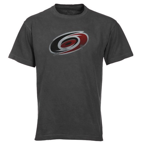 NHL Men's Carolina Hurricanes Big Time Play Short Sleeve Pigment Dye Tee (Pigment Pepper, X-Large)