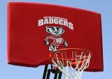 Wisconsin Basketball Backboard Cover by HoopFX