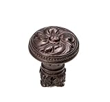 Carpe Diem Hardware 852-12 Acanthus Beaded Knob with Column Base Bronze Knob, 1-1/8 -Inch by Carpe D