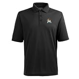 Florida Marlins MLB "Classic Pique" Polo Shirt (Black)