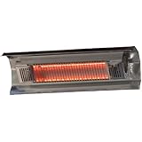 Fire Sense Indoor/Outdoor Wall-Mounted Infrared Heater, Stainless Steel