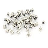 uxcell　クイックブローガラスチューブヒューズ　30個入 6x30mm 1A 250V