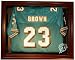 Miami Dolphins Mahogany Snap On Jersey Display Case