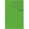 Penthesilea. Erl�uterungen und Dokumente