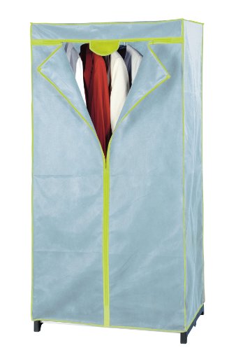 WENKO 4386039100 Kleiderschrank Fashion Line - atmungsaktives Vlies, 75 x 150 x 50 cm, t&uuml;rkis-gr&uuml;n