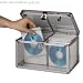 Hama Koffer >>X-Mas<< zur Aufbewahrung f�r CD und DVD aus Aluminium