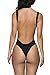 SEXYARN Women's Mesh Patchwork Backless One-piece Swimsuit Monokini Bathing Suit