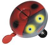 Pylones Metal Bike Bicycle Ringer Bell - Red LadybugIMAGE
