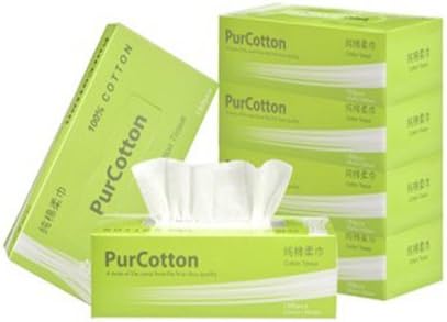 Multi-purpose Cotton Soft Towel 100% Natural Cotton Take Paper Towel Dry and Wet Soft Cloth 100 X6 Box