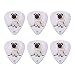 Pug Puppy Dog with Angel Wings Pink Novelty Guitar Picks Medium Gauge - Set of 6