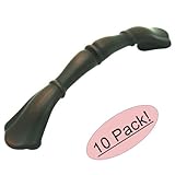 Cosmas 8807ORB Oil Rubbed Bronze Cabinet Hardware Handle Pull - 3" Hole Centers, 10 Pack