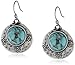 Lucky Brand Turquoise Colored Beaded Drop Earrings