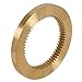 Internal gear made of brass Ms58 module 1 80 teeth tooth width 8mm outside diameter 105mm