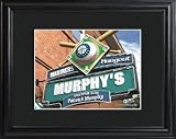 Seattle Mariners Personalized Pub Sign with Frame