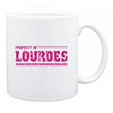 New  Property Of Lourdes Retro  Mug Name