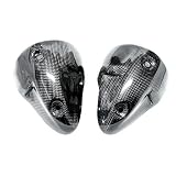 2009-2010 Ducati Monster 696 Carbon Fiber Exhaust Covers by TEKARBON