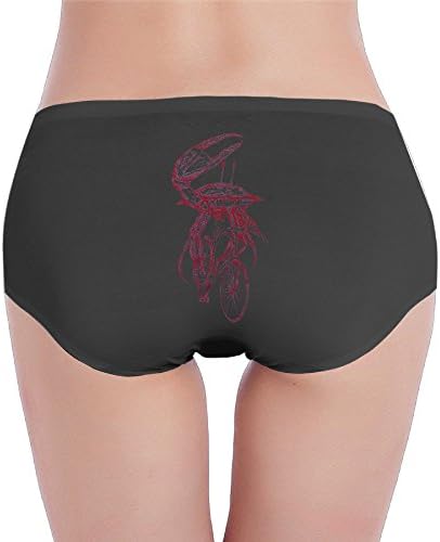 CRAB On A Bicycle Women's Underwear Hipsters Underpants