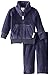 L'ovedbaby Unisex-Baby Newborn Organic Cotton Velour Track Suit