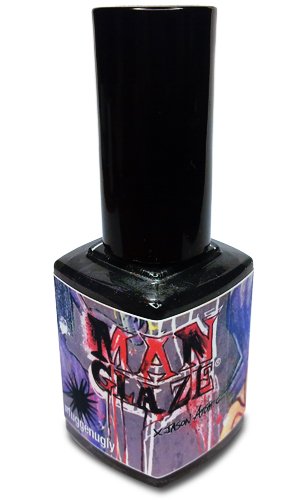 ManGlaze Matte Nail Polish, Fuggen Ugly - Grey