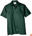 Dickies Short Sleeve Work Shirt, Airforce Blue, 2X