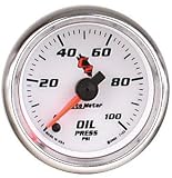 Auto Meter 7153 C2 Full Sweep Electric Oil Pressure Gauge