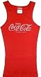 Coca-Cola Distressed-Look Logo Rib Knit Tank for women