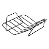 Le Creuset 31.5 cm Roasting Rack for 3-Ply Stainless Steel 35 cm Roaster