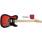 Fender Deluxe Nashville Telecaster Electric Guitar, Candy Apple Red Maple Fretboard