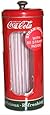 Coca-cola Tin Collectible Drinking Straw Holder Dispenser With 50 Straws