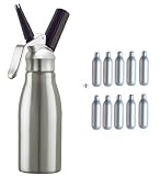 KAYSER-Syphon chantilly espuma et mousse 0,5l + 1boite de 10 carouches
