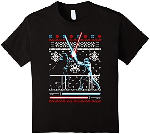 Kids Funny StarWar Christmas Duel shirt - Gift for Christmas 8 Black