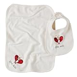 Love Bug Burp Cloth & Bib Gift Set