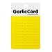 Garlic Card - Purees Garlic Quickly & Easily - Yellow