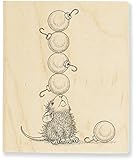 Stampendous Wood Stamp, Balance Act