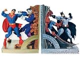 Superman / Batman - Deluxe Bookends