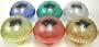 Set of 6 Solar Powered Mushroom Accent Lights Colored
