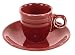 Fiestaware Cinnabar  807 After-Dinner Cup and Saucer Set