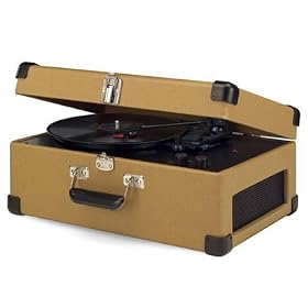 Crosley CR49 Traveler Portable Turntable  Tan