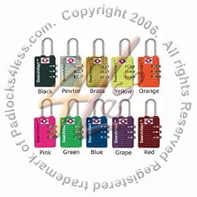 TSA Approved Search Alert Combination Luggage Locks