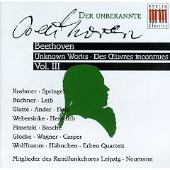 Beethoven: Unknown Works, Vol. 3