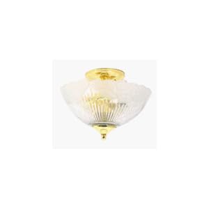 Westinghouse #66323 2 Light PB Ceiling Fixture by Westinghouse