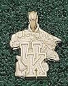 Anderson Jewelry Kentucky Wildcats 5/8 Gold Charm