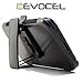 Evocel New Generation Series Phone Case Compatible with Kyocera Hydro Wave (C6740) / Hydro Air (C6745) featuring Belt Clip Holster and Kickstand, Black