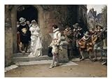 After the Wedding, 1882 Art Giclee Poster Print by Adrien Moreau, 24x18