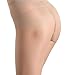 Best Women's Control Top 10 Den All Sheer Toe silk stockings Tights Panty Hose, Nude, M-L,Nude,Medium / Large