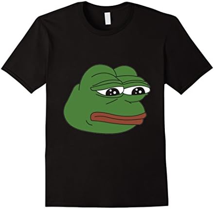 Pepe Frog Meme T-Shirt - Male Large - Black