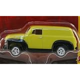 Chevrolet Panel consegna, giallo-chiaro/nero , 1950, modello di automobile, modello prefabbricato, Johnny fulmine 1:64 Modello esclusivamente da collezionedi Johnny Lightning