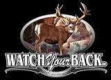 Watch Your Back Upstream Images Color Vinyl Wildlife Car Truck Window Decal Sticker