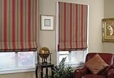 IMAGE OF Select Blinds Deluxe Stripes Roman Shades 72x36